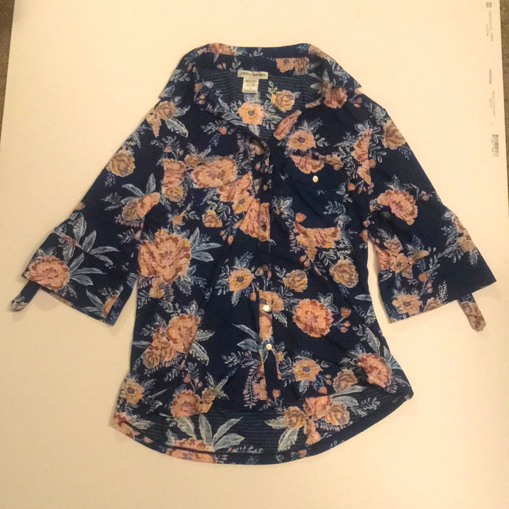 Floral Cathy Daniels Blouse